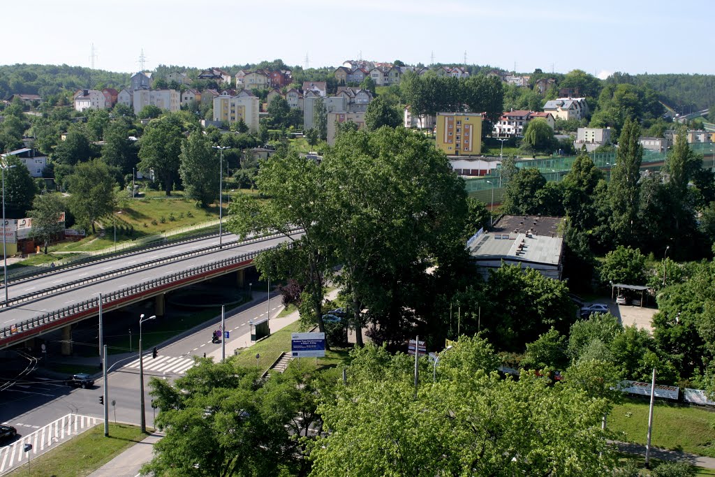 GDYNIA Leszczynki - Skrzyżowanie ul.Morskiej z Estakadą Kwiatkowskiego by traper