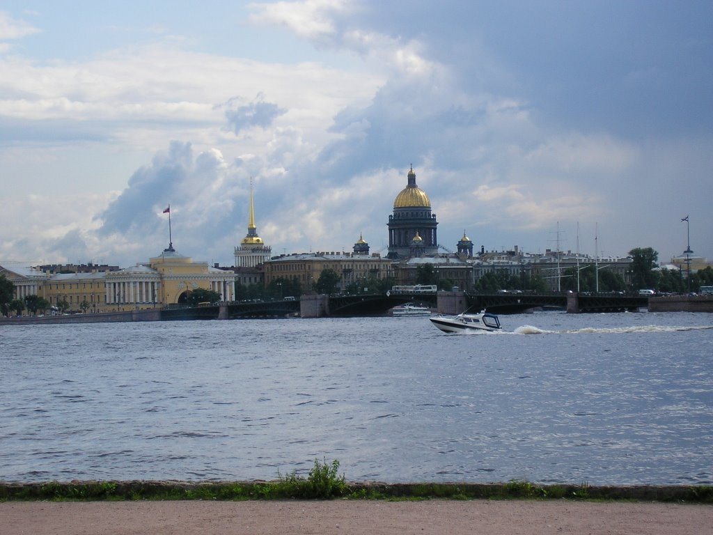 Dvortsovyj the bridge by Vladimir Leonidovich