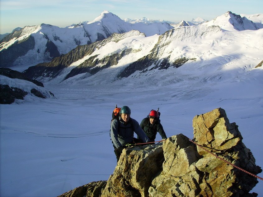 Mönsch et glacier d'Aletsch by Olivier Dufour