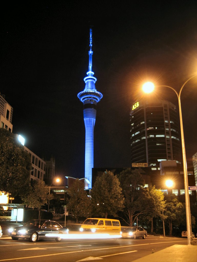 Sky Tower in Blue by mjc1