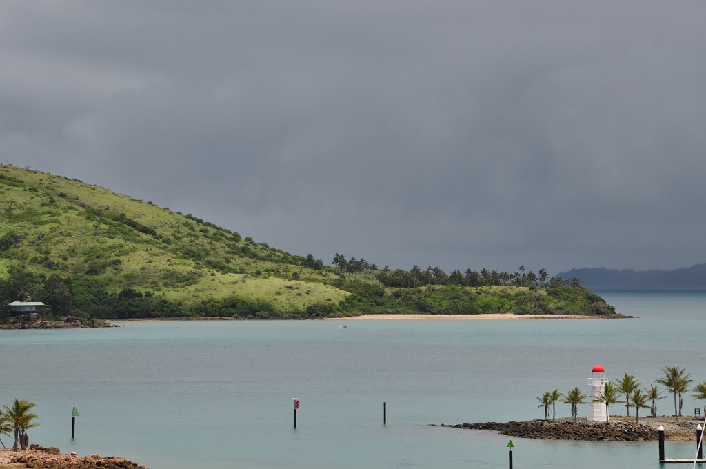 AU - View from Hamilton Island to Dent Island by Petr.bo