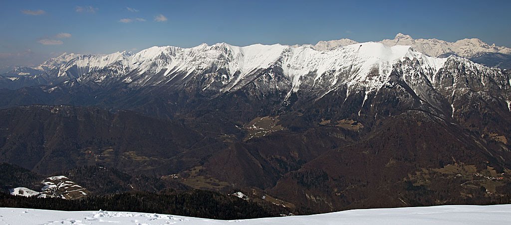 South Bohinj Range from Porezen by Vid_Pogacnik