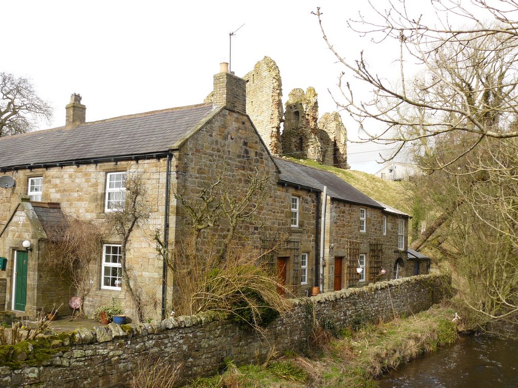 Looking towards Thirlwall Castle (from small bridge) by Ken & Janie Rowell