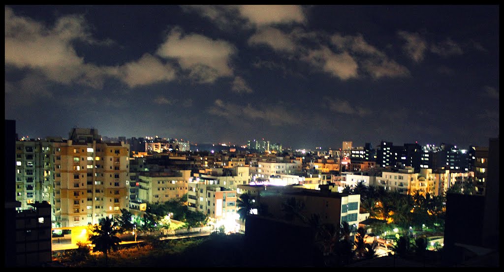 Apartment lighting in the night by SagarPatel