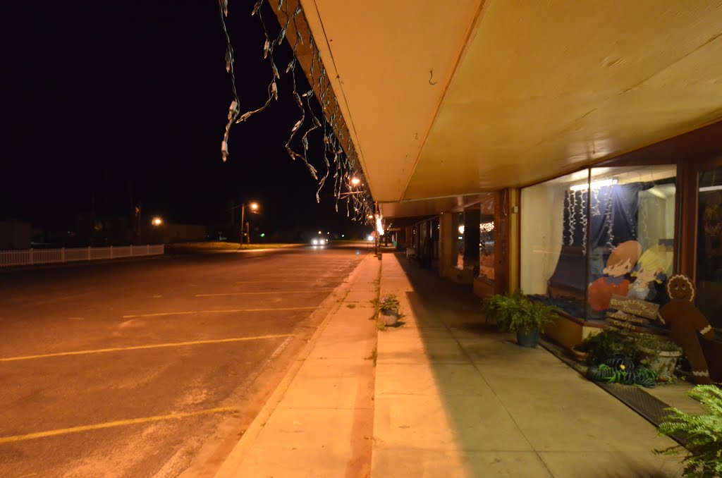 Downtown Night Life Grapeland Texas by Jack.Coleman