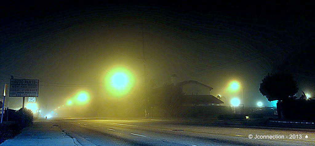 Looks W. on Ramona Blvd. Foggy A.M by Easy Street Images ©