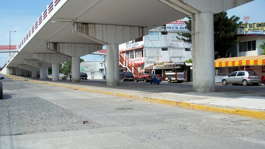 Bajos del Puente Tuxpan sin comerciantes by José Luis Castán