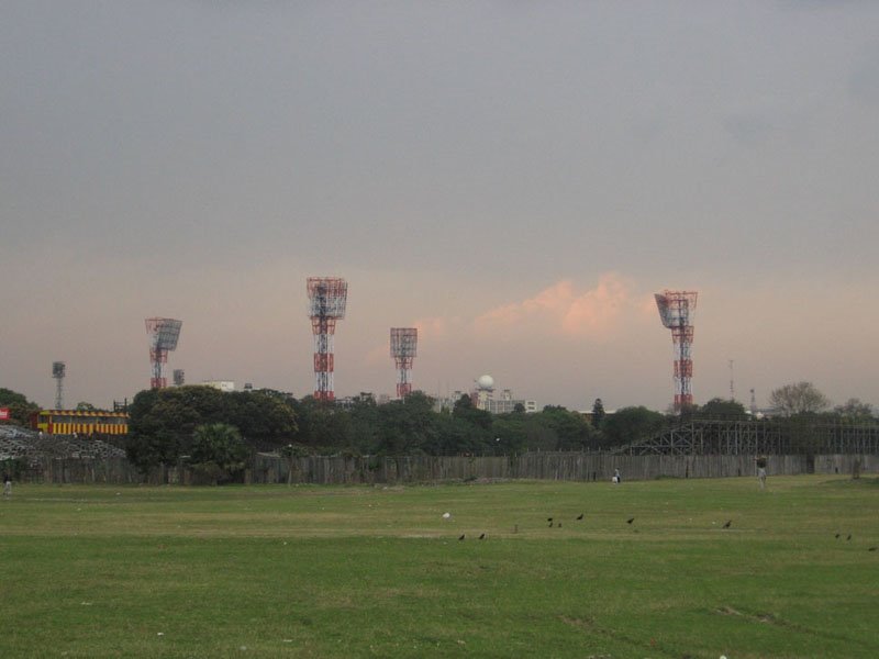 The Ranji Stadium from the Maidan by Souvik Prasad