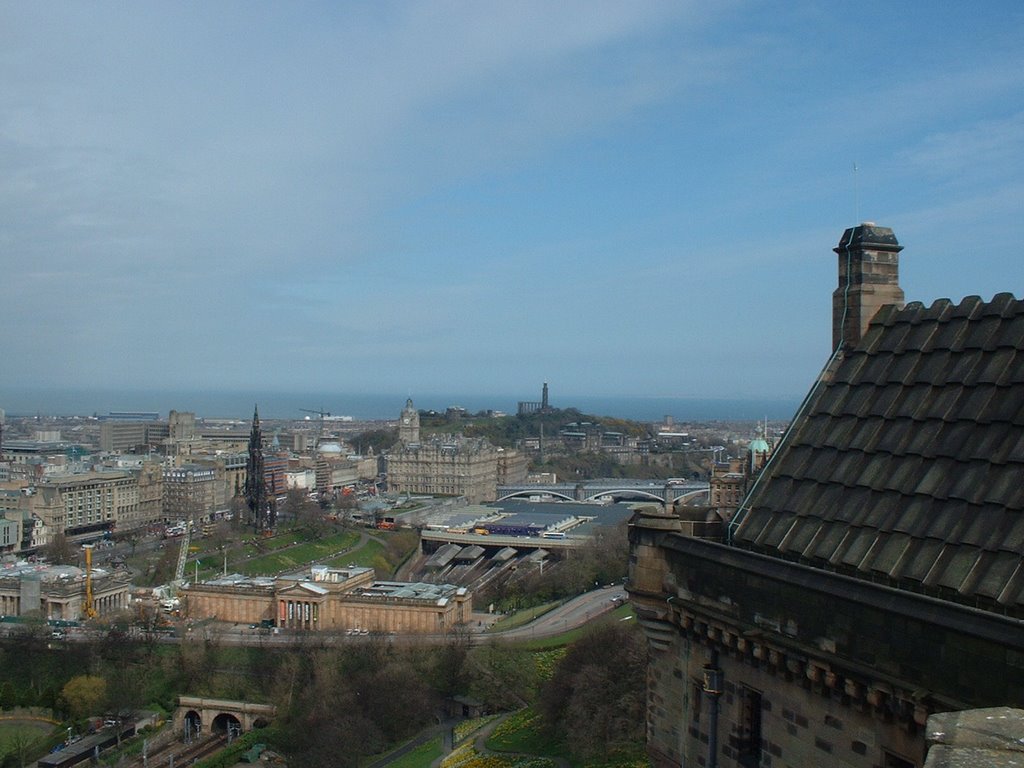 Edinburgh rooftops by thehugefamily