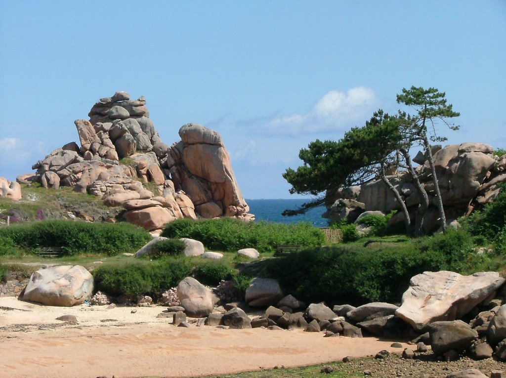 Bretagne - Côte de granit rose by silva48