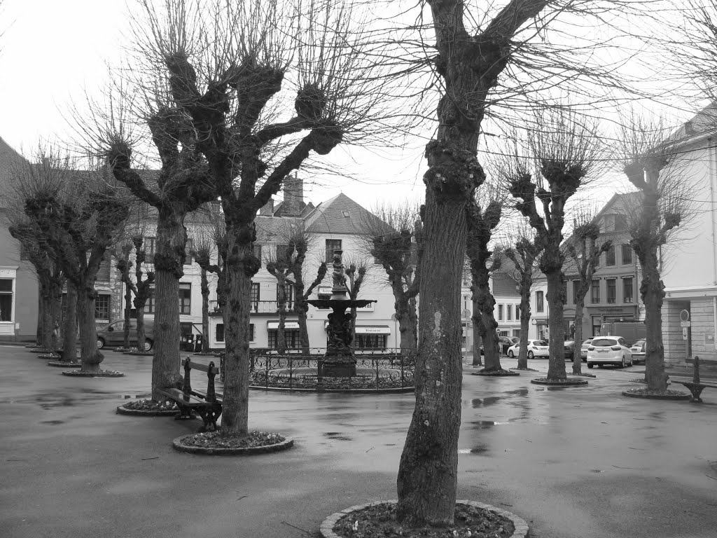 Place de Darnétal (Montreuil-sur-Mer) by Guy Ferdinande