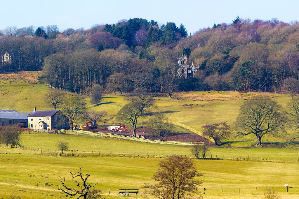 Allsprings House and Squires Farm in the Foreground by nickbond5693