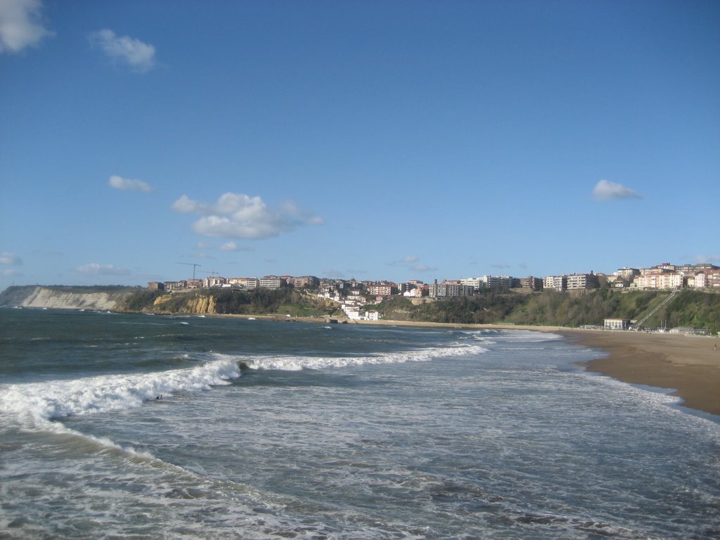 Ereaga y al fondo el Puerto Viejo by Manuel Aresti