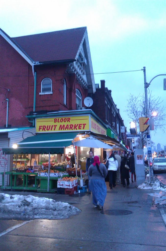 Fruit Market on Bloor Street, Toronto by Erica Chang