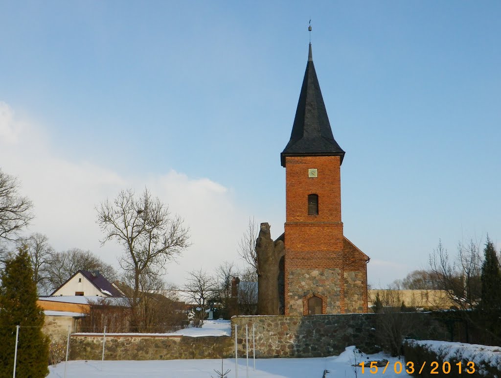 Dorfkirche,Westansicht by udogoetz