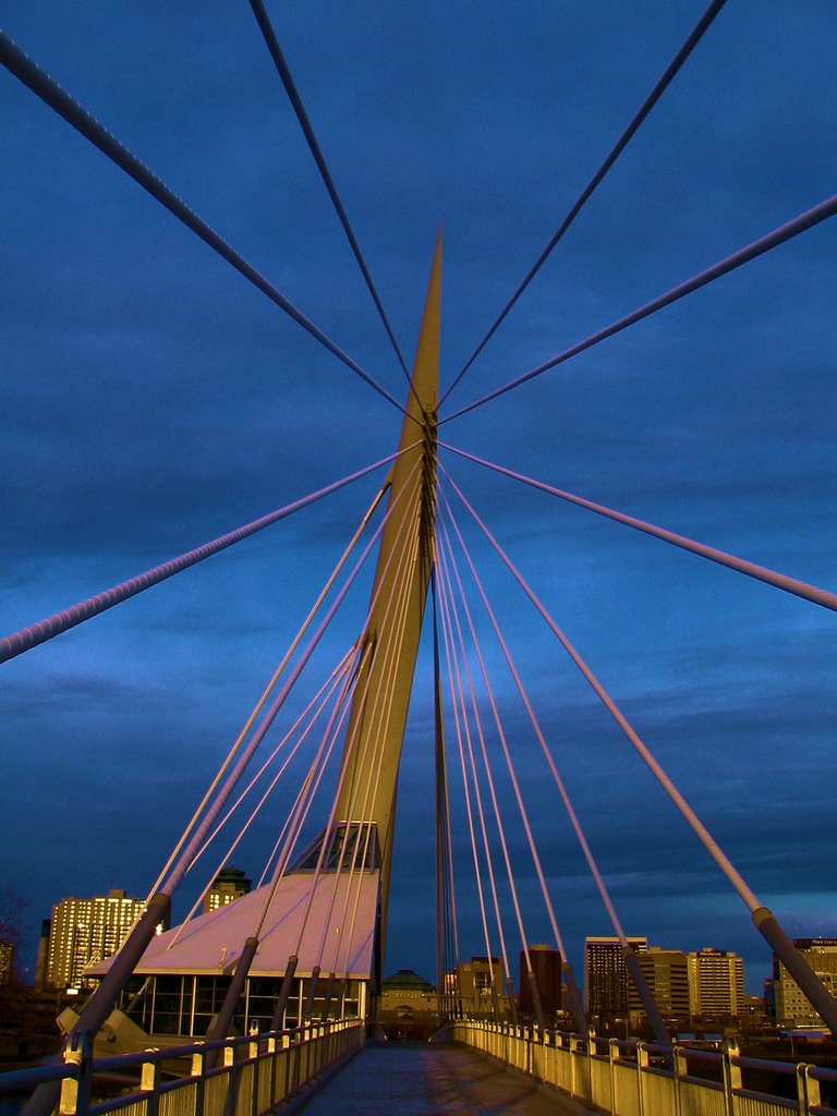 Esplanade Riel at The Forks by Woolston