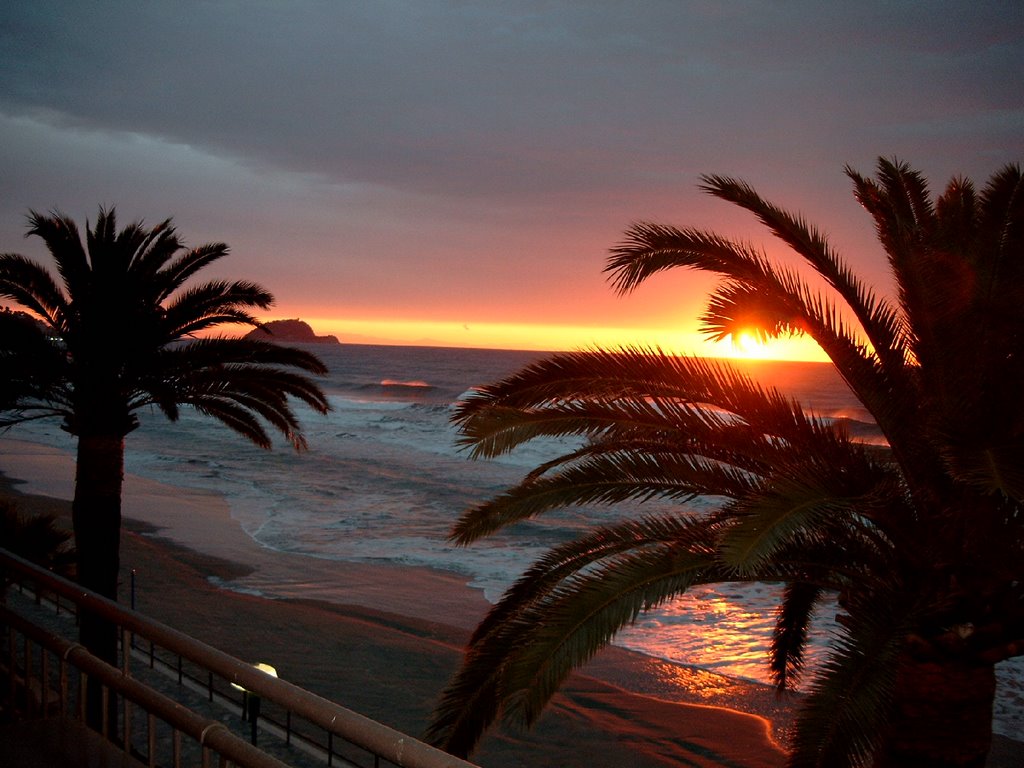 Sonnenaufgang Alassio, von Hotel Danio Lungomare by gelatimarone