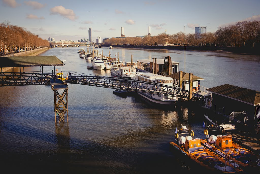 River Thames near Battersea by Szymon Bakota