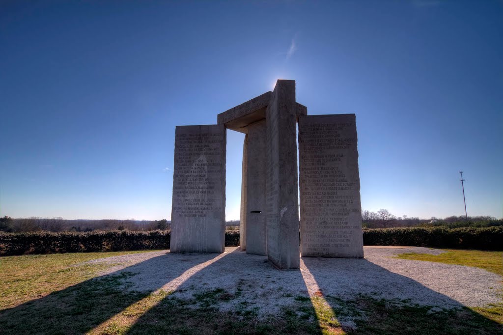 Georgia Guidestones by Hank Myers