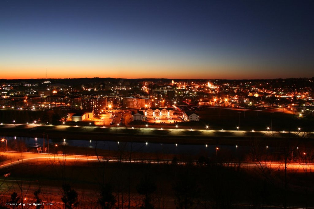 Athens Ohio 45701 as seen from "bong hill." by 0okami.Digital