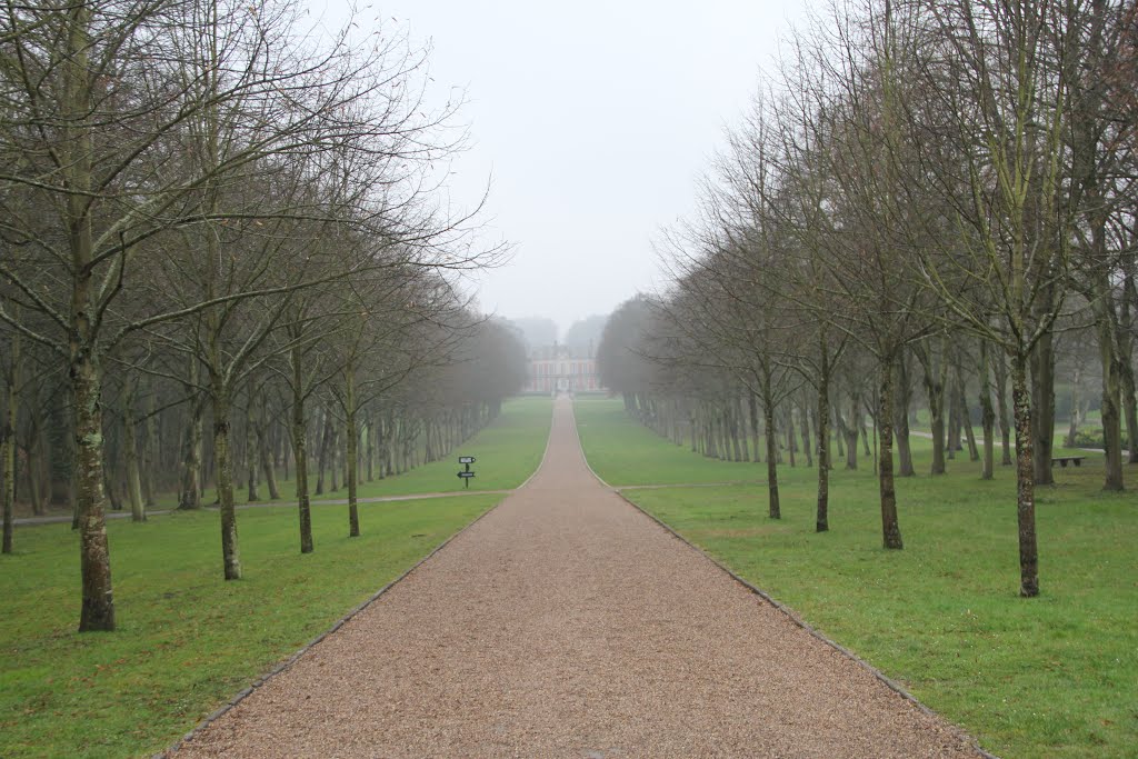 La grande Allée (Chamarande) by gerard VERITE