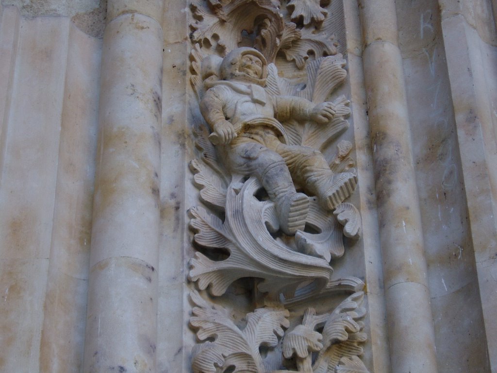 Astronauta de la catedral, Salamanca by carloxtron