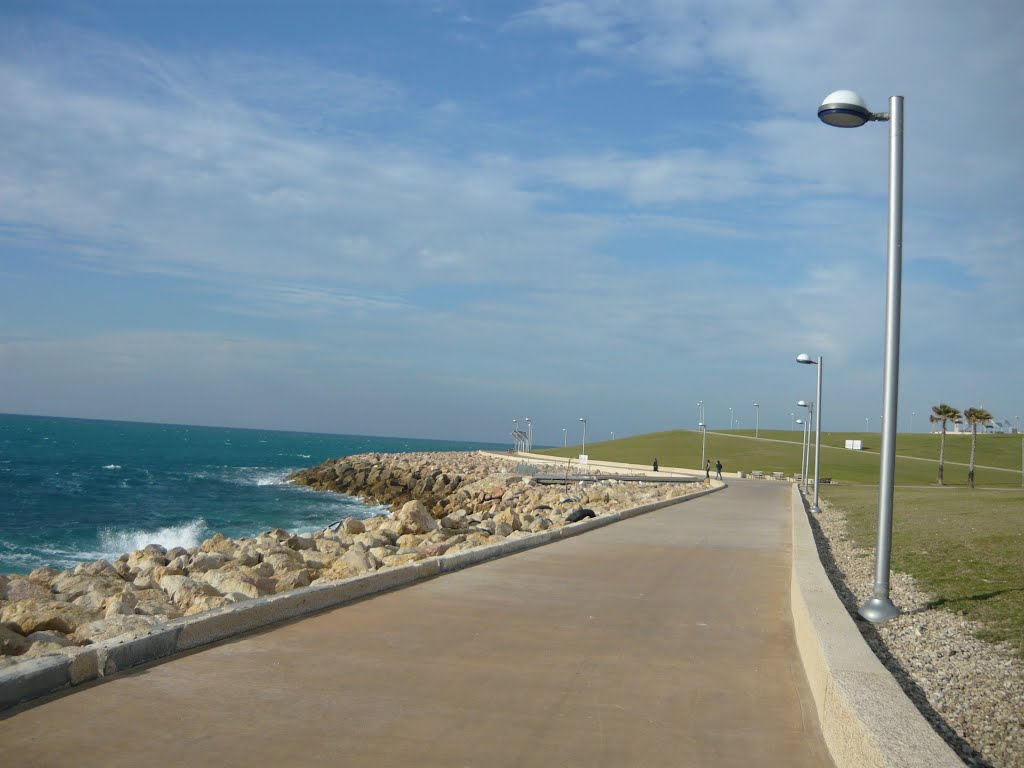 Jaffa promenade near the beach in Tel - Aviv, Israel. by yacovro