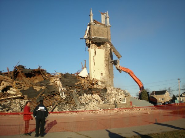 Mount Carmel Church Demolished 2006 by keithpinette