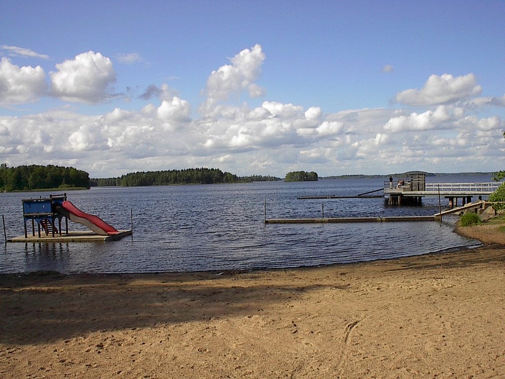 Småland, Möckelns badplats by Christer Johnn