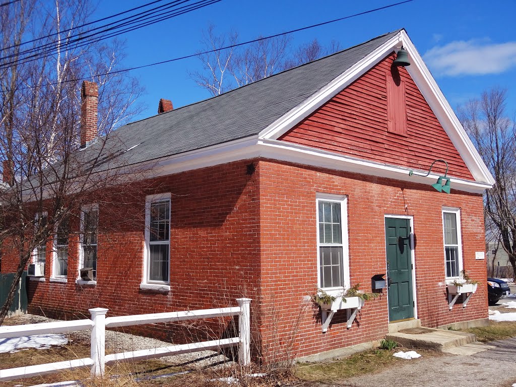 C.1841 Brick School District No. 4, Yarmouth Maine by Taoab