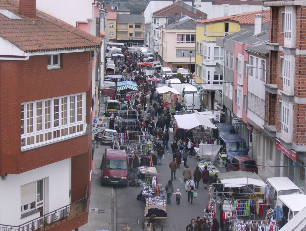 Feira na rúa Vázquez Mouzo by O Soneirán