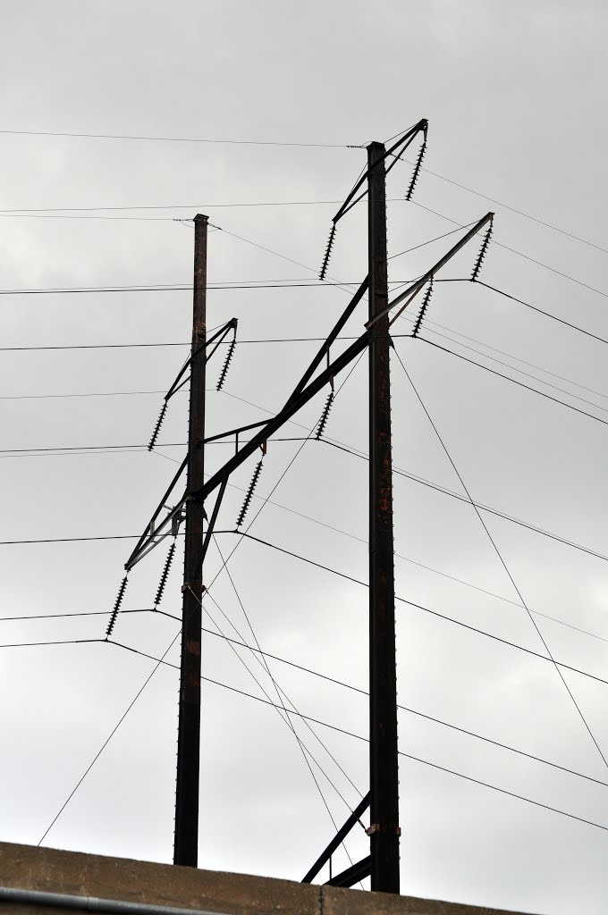 Railway Power Lines along the Schuylkill by Rkat