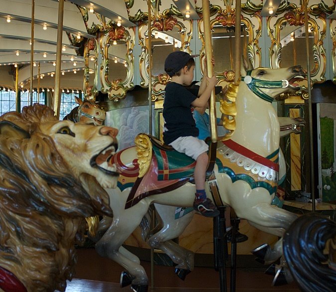 Carousel 1921 Dentzel-Illions San Francisco Zoo by dobsonimages.com