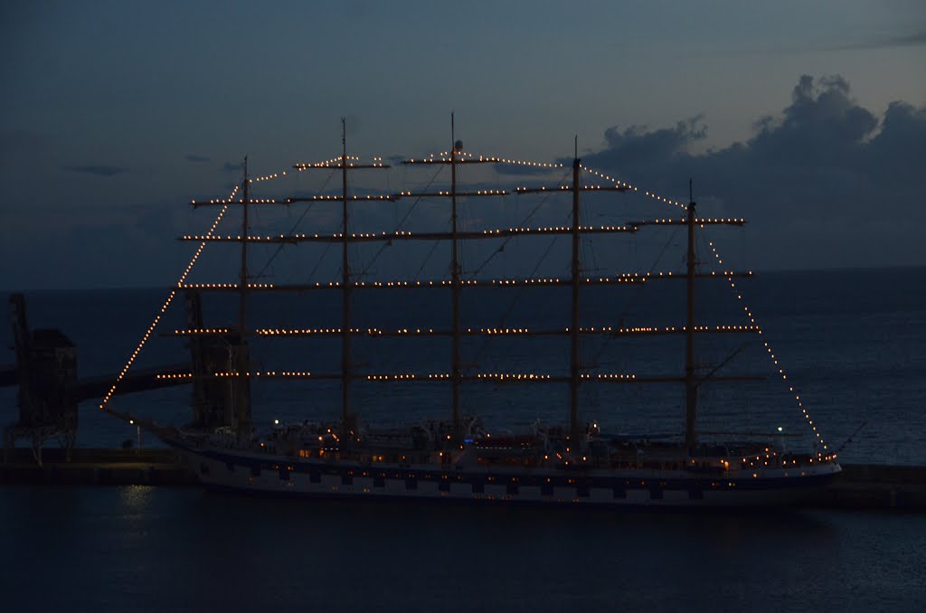 Royal Clipper .Das Schiff des schwedischen Unternehmers Mikael Krafft ist zurzeit das größte Segelschiff weltweit by K.K.K.