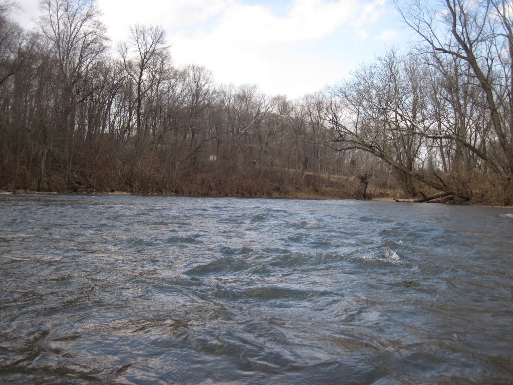 The agitated but unbroken waters of the Monocacy by midatlanticriverrat