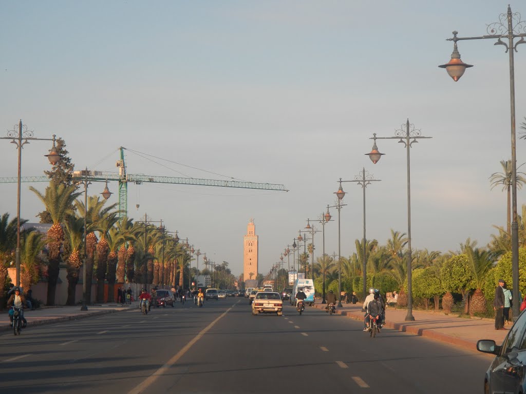 Avenue Prince Moulay Rachid..., Marrakech by katricoin