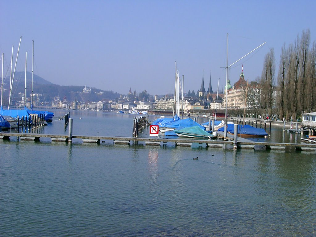 Luzern Segelhafen by Uwe Häntsch