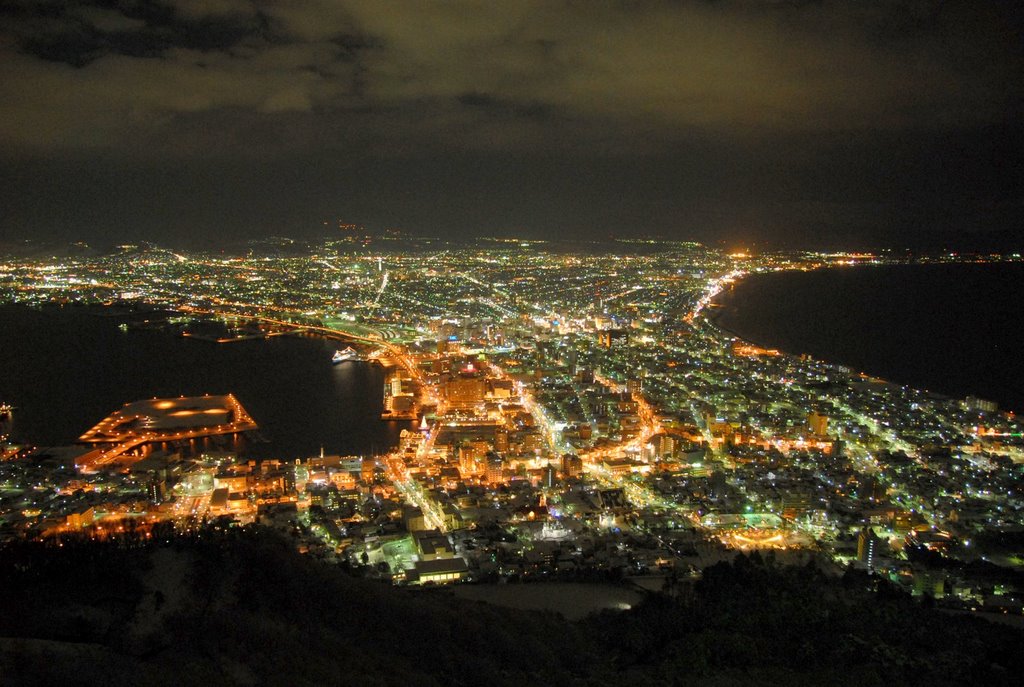 Snow Night of Hakodate by izuro