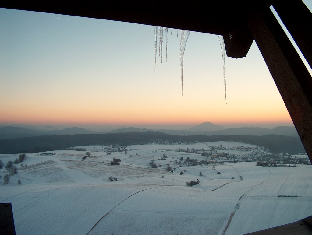 Ausblick am Weihnachtlichem Nachmittag by Joachim Beetz