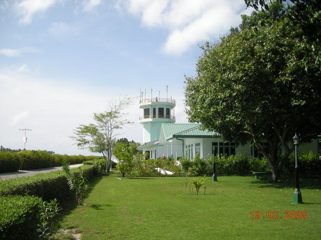 Kadedhoo Airport Tower by Ahmed Mujthaba