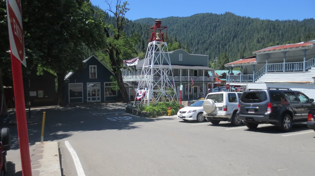 Downieville Fire Bell. by Eric V