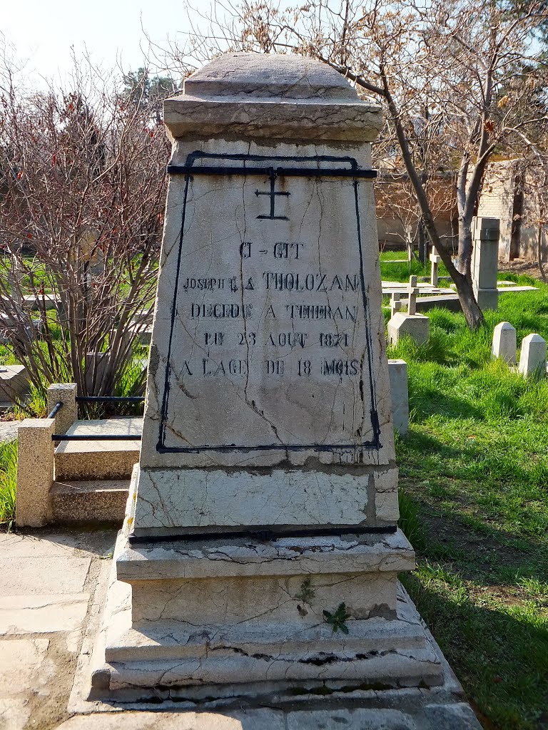 Tomb of Dr. Joseph Désiré Tholozan,Doulab Armenian Cemetery,Tehran by Ehsan1980