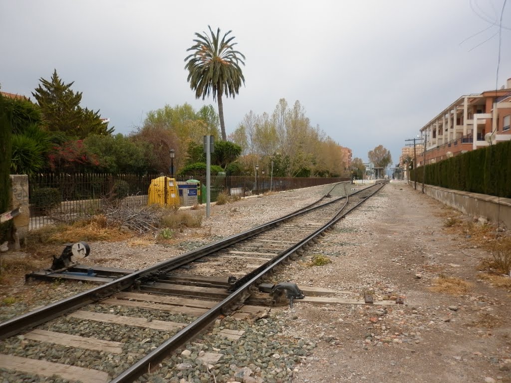 El cambio de agujas de la estacion de tren de lorca by pintatrenes