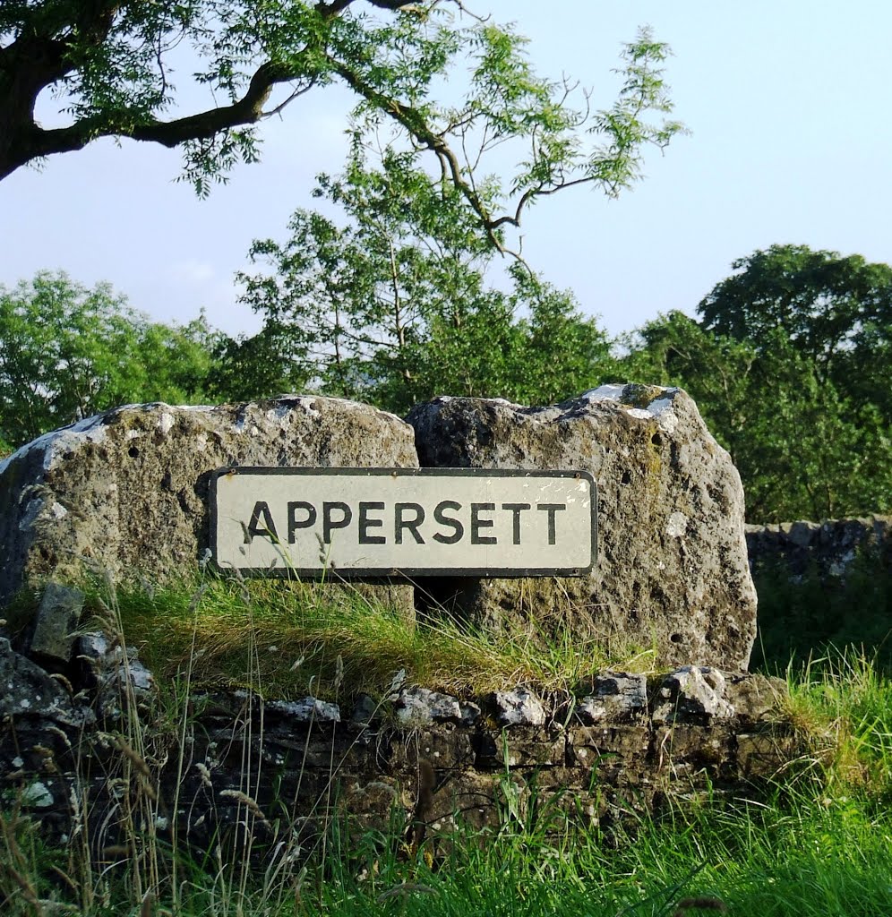 As it says....Appersett by Mr Riley