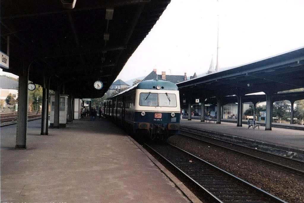 Der alte Bahnhof Goslar vor dem Umbau 20-05-1997 by Destiny