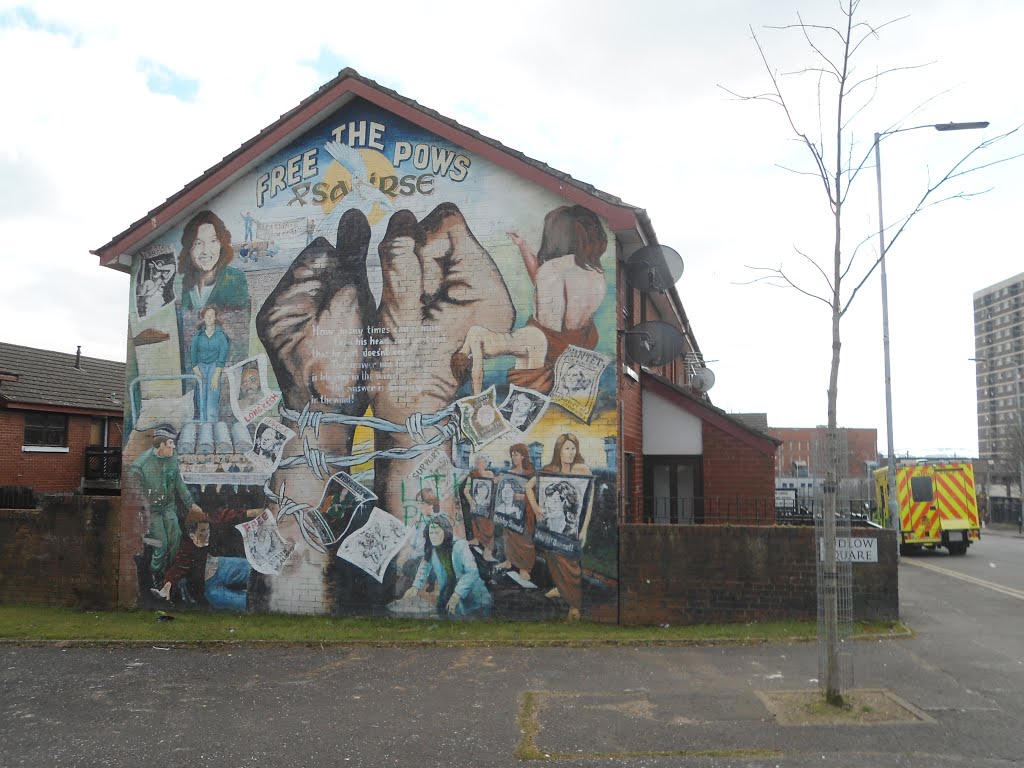 "Free the POWs" mural by Keith Ruffles