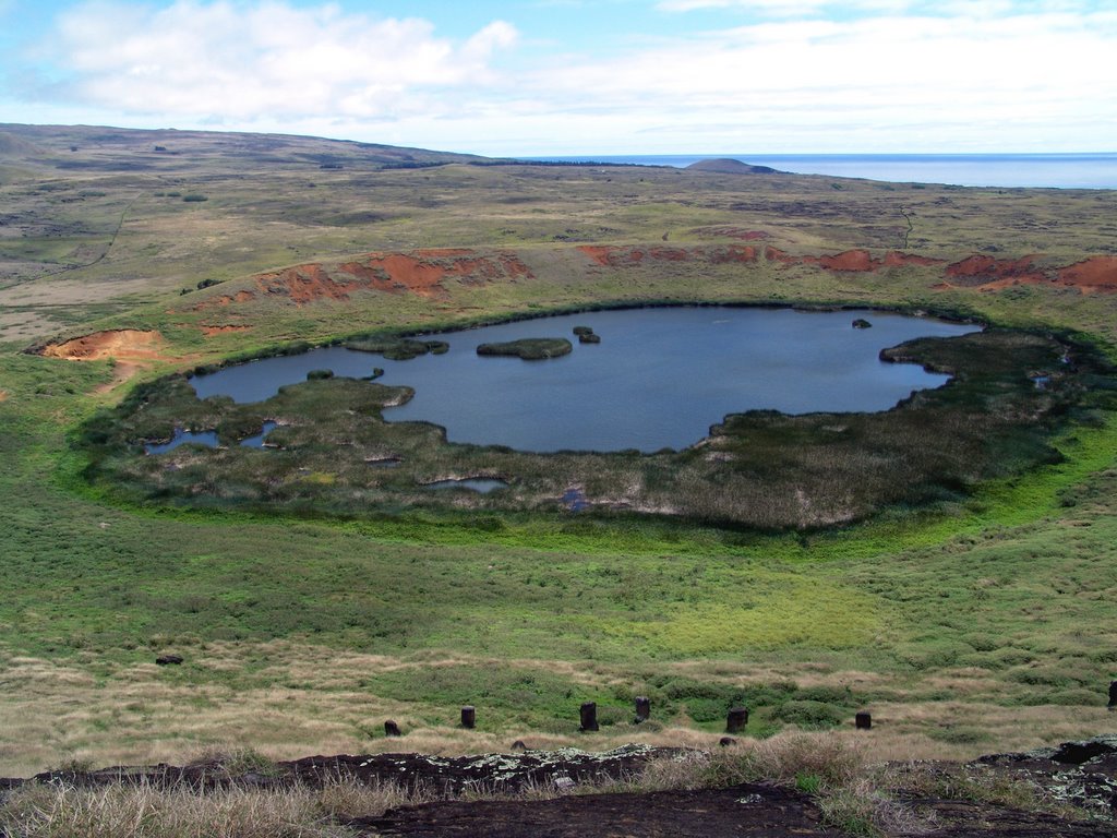 Easter Island - Rapa Nui - Crater of Rano Raraku Vulcano by rokaPic40666