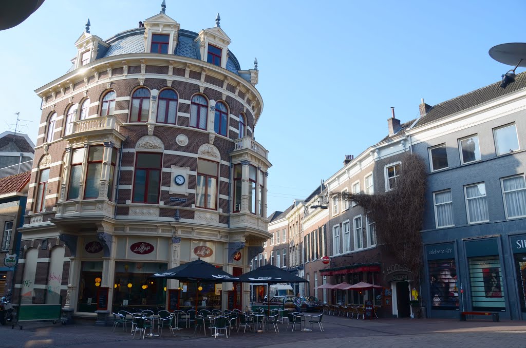 Cityview of the center of Arnhem with nice architectural buildings by Henq