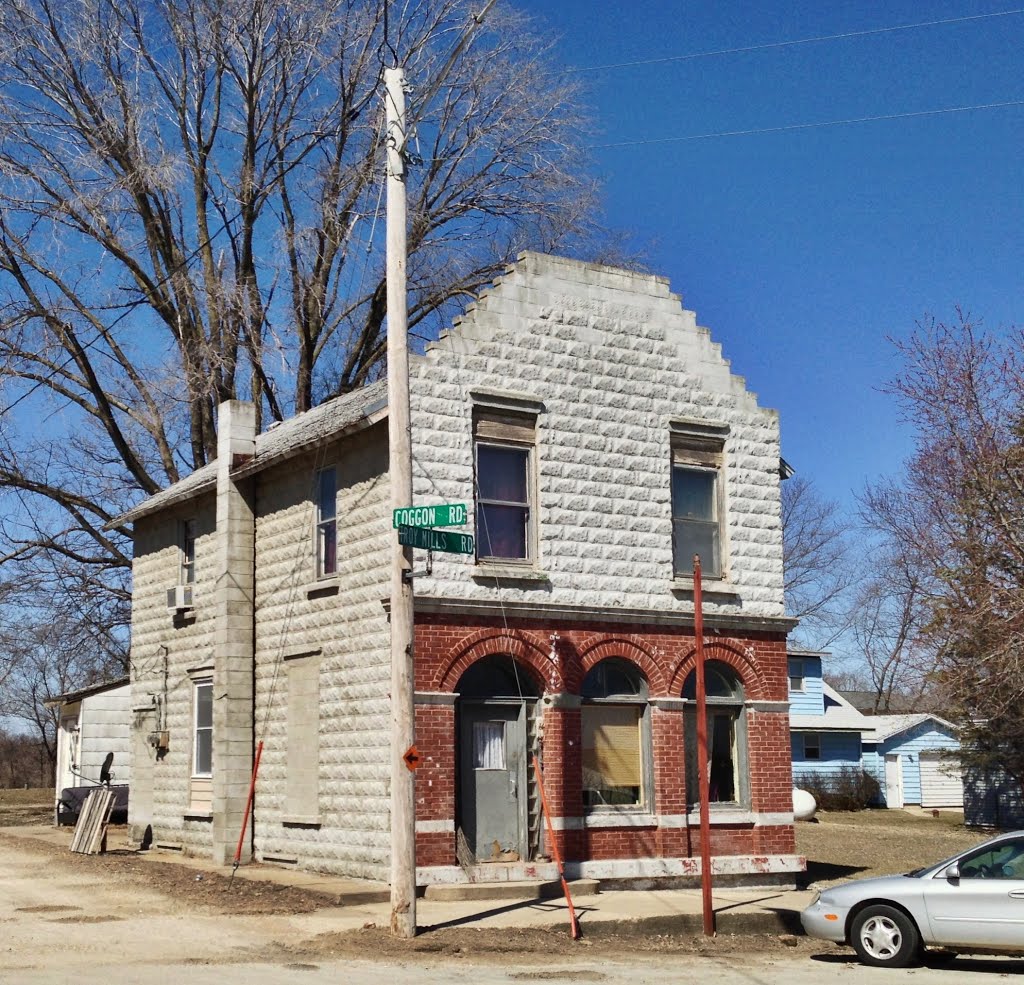 Historic Building in Troy Mills, Iowa by KingHawkFan