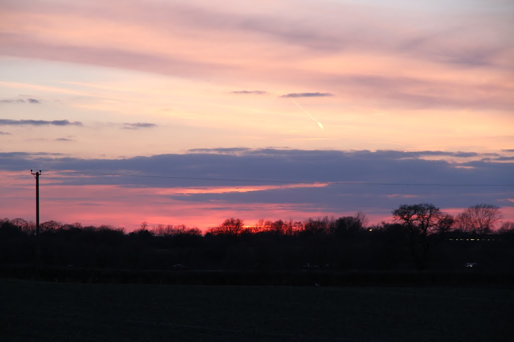 Sunset over Sandbach by AbbieK